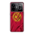 Дизайнерский силиконовый с усиленными углами чехол для Realme GT3 Флаг Киргизии