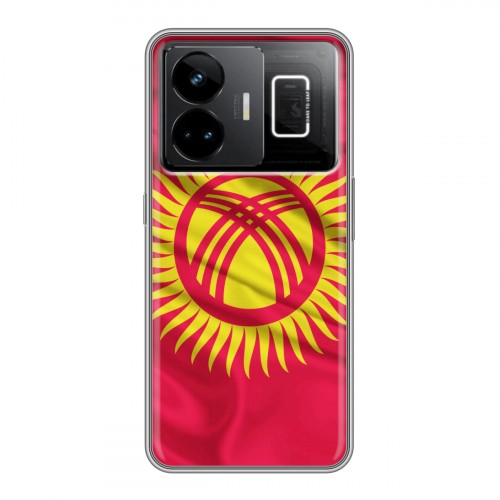 Дизайнерский силиконовый чехол для Realme GT3 Флаг Киргизии