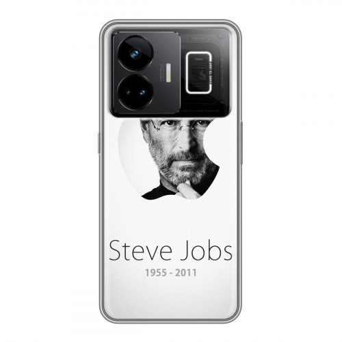 Дизайнерский силиконовый чехол для Realme GT3 Стив Джобс