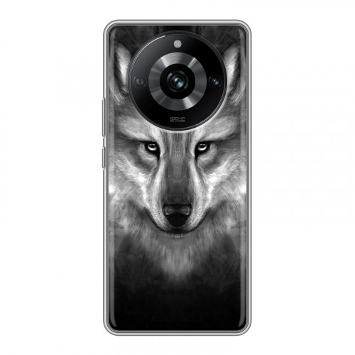 Дизайнерский силиконовый с усиленными углами чехол для Realme 11 Pro Волки