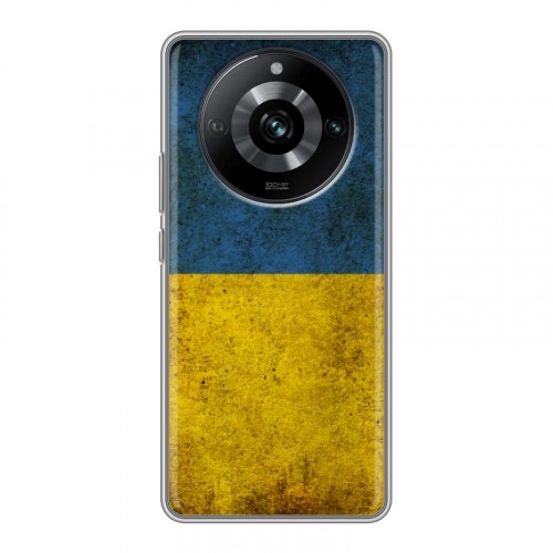 Дизайнерский силиконовый чехол для Realme 11 Pro флаг Украины