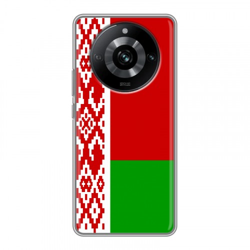 Дизайнерский силиконовый чехол для Realme 11 Pro Флаг Белоруссии