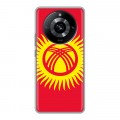 Дизайнерский силиконовый чехол для Realme 11 Pro флаг Киргизии