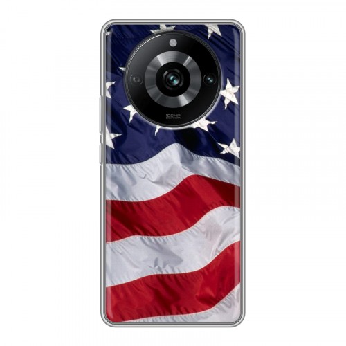 Дизайнерский силиконовый чехол для Realme 11 Pro Флаг США