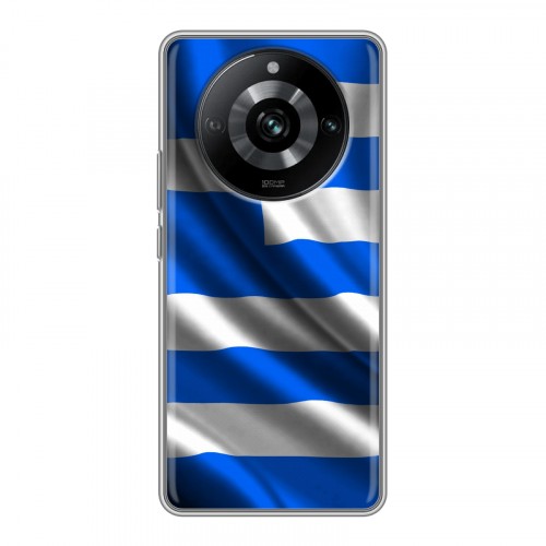 Дизайнерский силиконовый чехол для Realme 11 Pro Флаг Греции