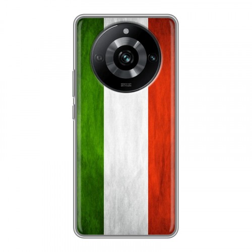 Дизайнерский силиконовый с усиленными углами чехол для Realme 11 Pro Флаг Италии