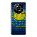 Дизайнерский силиконовый чехол для Realme 11 Pro Флаг Казахстана