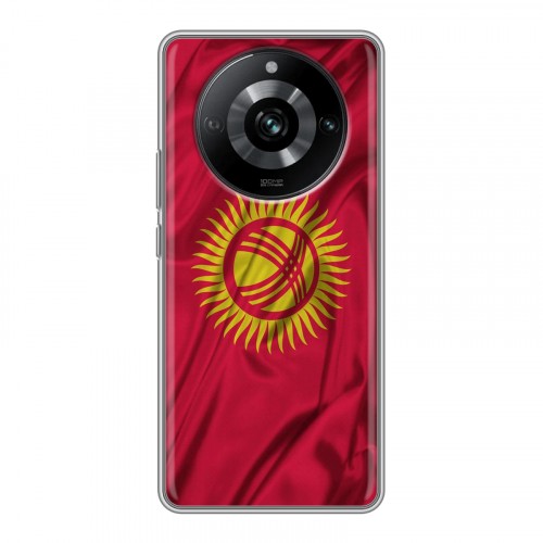 Дизайнерский силиконовый чехол для Realme 11 Pro Флаг Киргизии