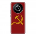 Дизайнерский силиконовый с усиленными углами чехол для Realme 11 Pro Флаг СССР
