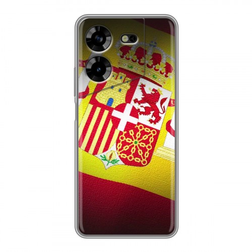 Дизайнерский силиконовый чехол для Tecno Pova 5 4G флаг Испании