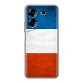 Дизайнерский силиконовый чехол для Tecno Pova 5 4G Флаг Франции