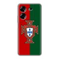 Дизайнерский силиконовый чехол для Tecno Pova 5 4G Флаг Португалии