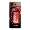Дизайнерский силиконовый чехол для Tecno Pova 5 4G Coca-cola