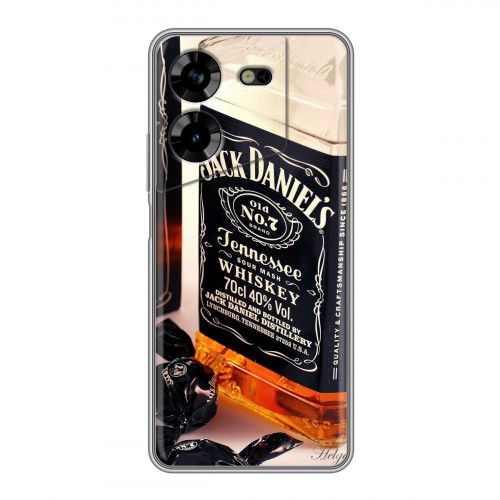 Дизайнерский силиконовый чехол для Tecno Pova 5 4G Jack Daniels