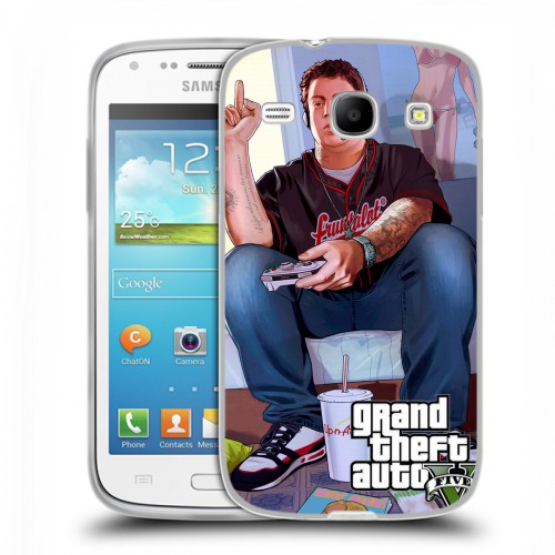 Дизайнерский силиконовый чехол для Samsung Galaxy Core GTA