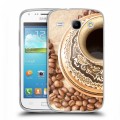 Дизайнерский силиконовый чехол для Samsung Galaxy Core Кофе напиток
