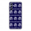 Дизайнерский силиконовый чехол для Samsung Galaxy M54 Монохромные цветы