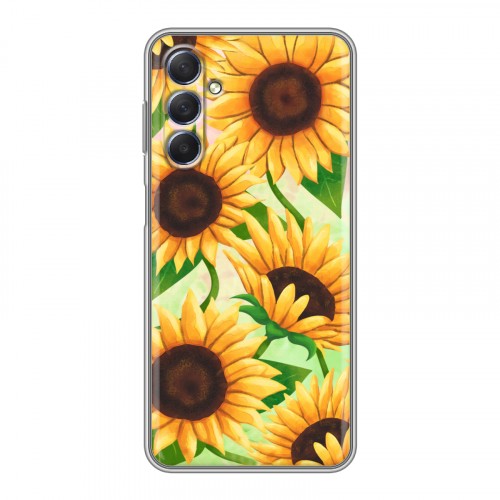 Дизайнерский силиконовый чехол для Samsung Galaxy M54 Романтик цветы