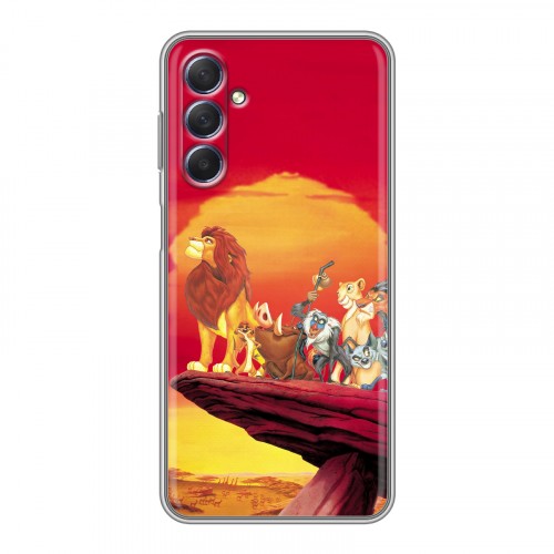 Дизайнерский силиконовый чехол для Samsung Galaxy M54 Король лев