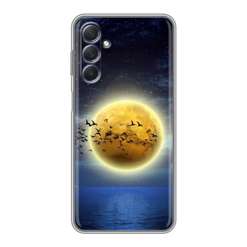 Дизайнерский силиконовый чехол для Samsung Galaxy M54 Луна