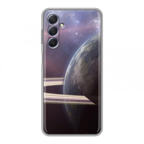 Дизайнерский силиконовый чехол для Samsung Galaxy M54 Планеты
