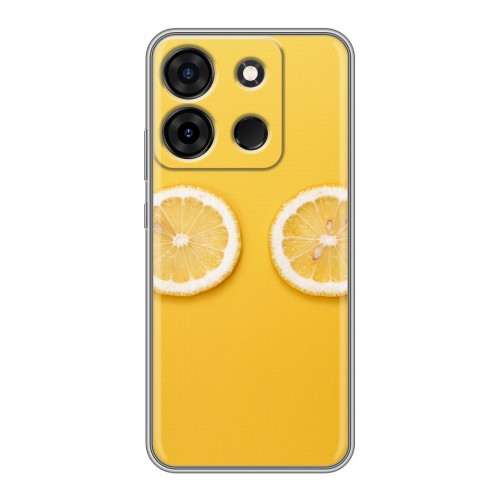 Дизайнерский силиконовый чехол для Infinix Smart 7 Plus Лимон