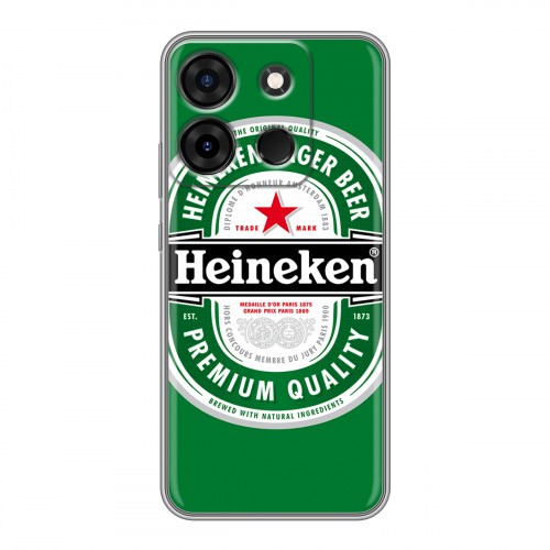 Дизайнерский силиконовый чехол для Infinix Smart 7 Plus Heineken