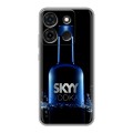 Дизайнерский силиконовый чехол для Infinix Smart 7 Plus Skyy Vodka