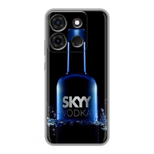 Дизайнерский силиконовый чехол для Infinix Smart 7 Plus Skyy Vodka