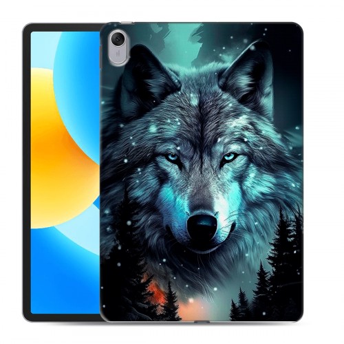 Дизайнерский силиконовый чехол для Huawei MatePad 11.5 Волк и луна