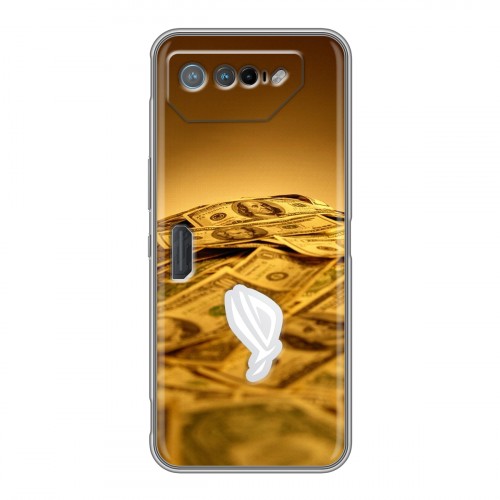 Дизайнерский пластиковый чехол для ASUS ROG Phone 7 Текстуры денег
