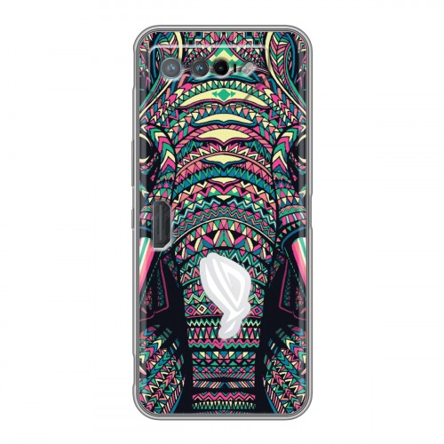 Дизайнерский силиконовый чехол для ASUS ROG Phone 7 Животные ацтеков