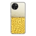Дизайнерский силиконовый чехол для Itel S23 Пузырьки пива