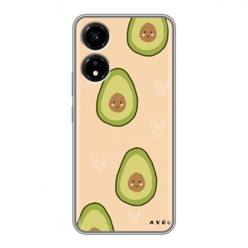 Дизайнерский пластиковый чехол для Huawei Honor X5 Plus Веселое авокадо