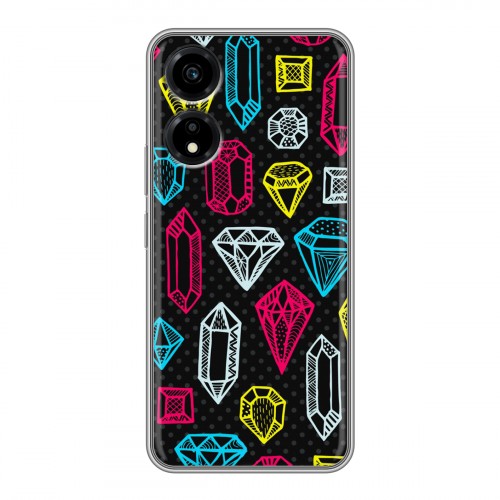 Дизайнерский пластиковый чехол для Huawei Honor X5 Plus Яркие алмазы