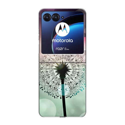 Дизайнерский пластиковый чехол для Motorola Razr 40 Ultra Прекрасные одуванчики
