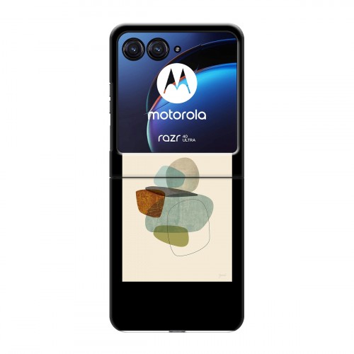 Дизайнерский пластиковый чехол для Motorola Razr 40 Ultra Стильные абстракции
