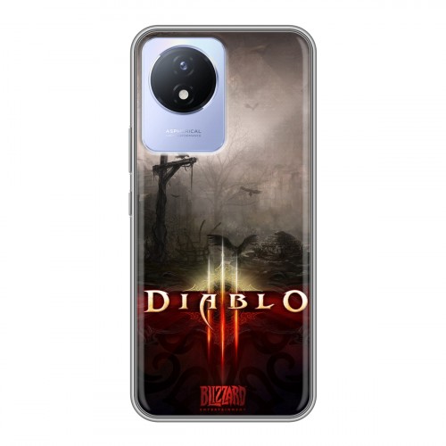 Дизайнерский силиконовый чехол для Vivo Y11 (2023) Diablo