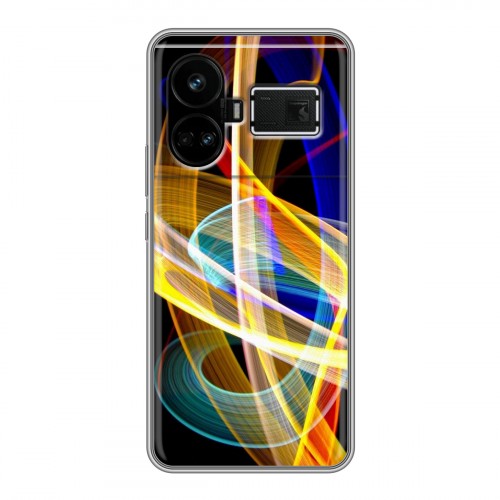 Дизайнерский силиконовый чехол для Realme GT5 Красочные абстракции