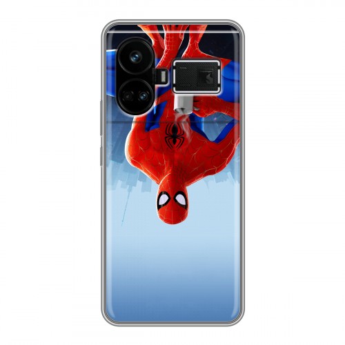 Дизайнерский силиконовый чехол для Realme GT5 Человек-паук : Через вселенные