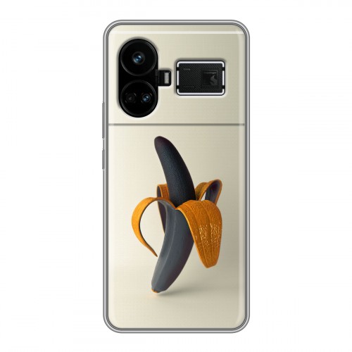 Дизайнерский силиконовый чехол для Realme GT5 Черное золото