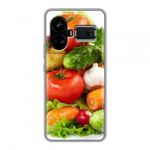 Дизайнерский силиконовый чехол для Realme GT5 Овощи