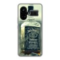 Дизайнерский силиконовый чехол для Realme GT5 Jack Daniels