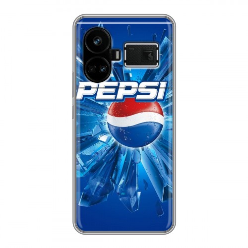 Дизайнерский силиконовый чехол для Realme GT5 Pepsi