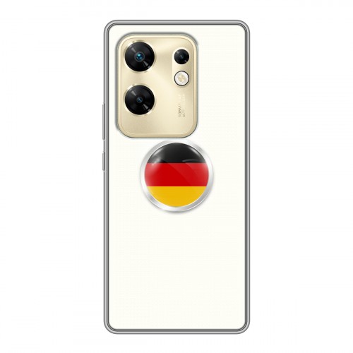Дизайнерский силиконовый чехол для Infinix Zero 30 4G Флаг Германии