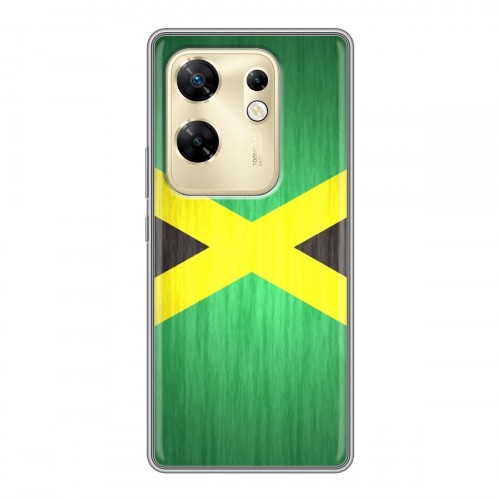Дизайнерский силиконовый чехол для Infinix Zero 30 4G Флаг Ямайки