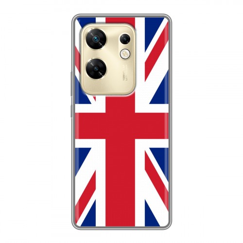 Дизайнерский силиконовый чехол для Infinix Zero 30 4G Флаг Британии
