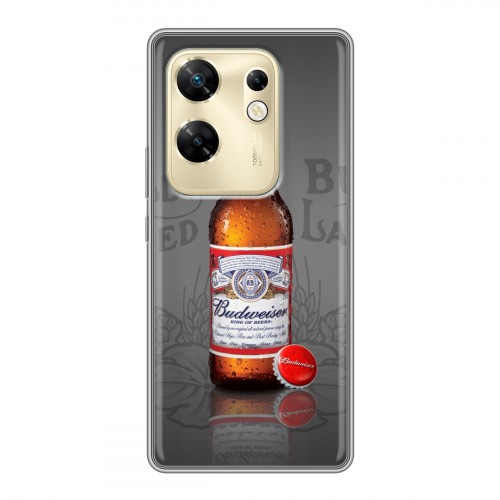 Дизайнерский силиконовый чехол для Infinix Zero 30 4G Budweiser