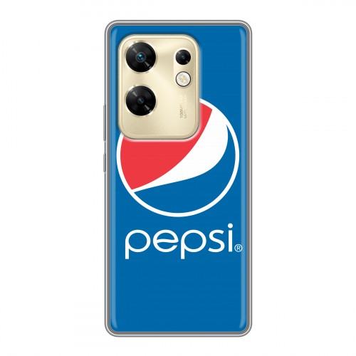 Дизайнерский силиконовый чехол для Infinix Zero 30 4G Pepsi