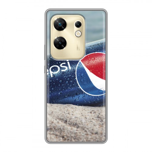 Дизайнерский силиконовый чехол для Infinix Zero 30 4G Pepsi